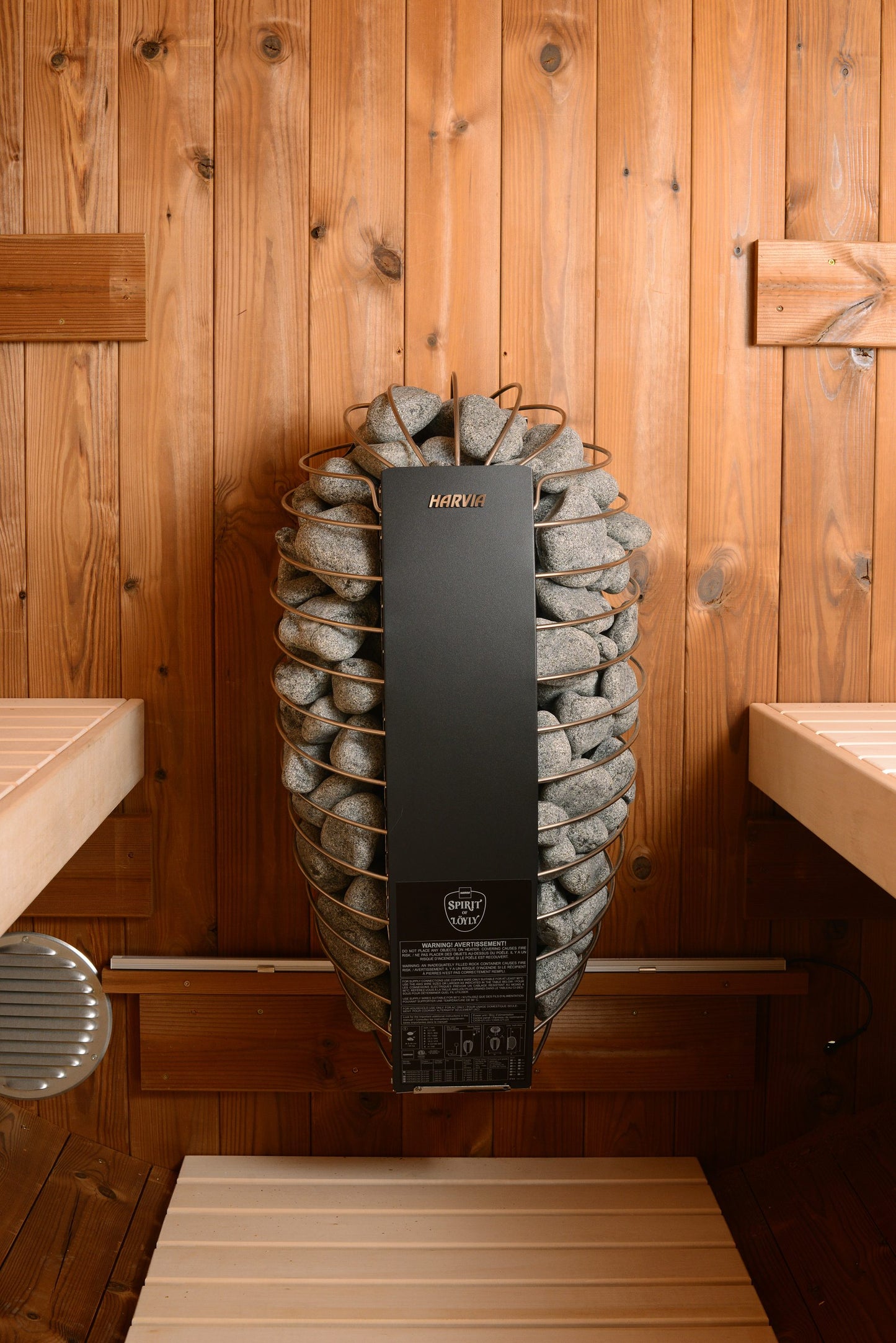 ThermaSol Magnus - Nordic Pine, 4-6 Person, Outdoor Canopy Barrel Sauna - Art of Spas