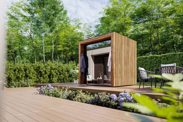 ThermaSol Fortis - Aspen, 3-4 Person, Outdoor Sauna - Art of Spas