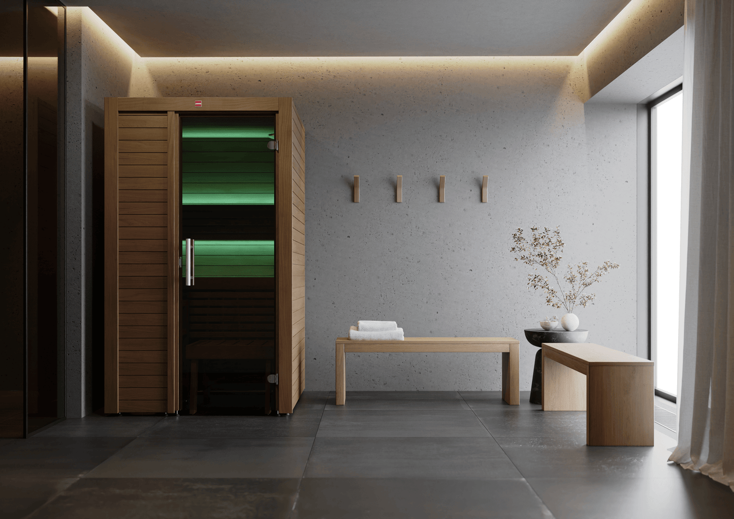 ThermaSol Utu - Nordic Softwood, 1-3 Person, Indoor Sauna - Art of Spas