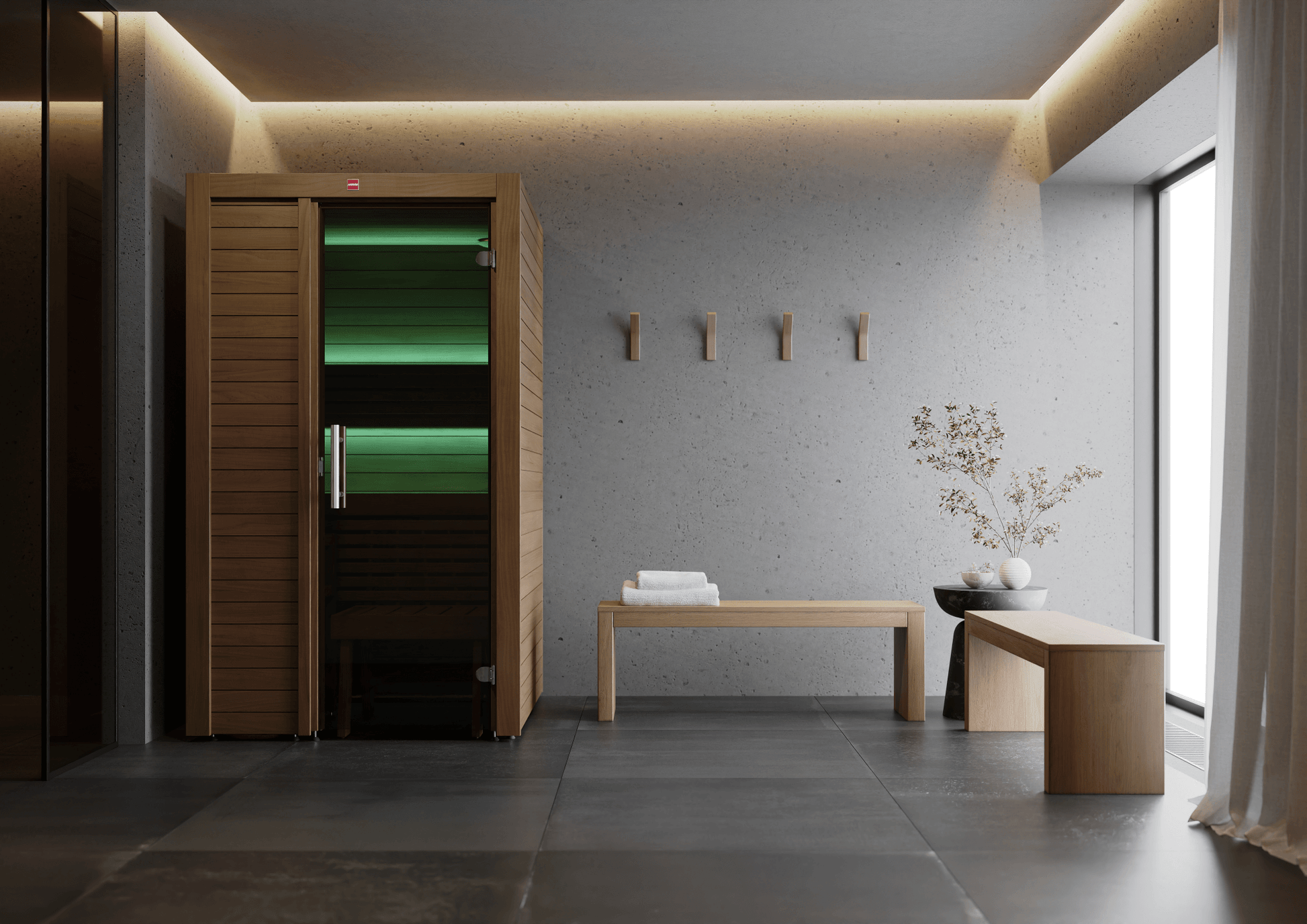 ThermaSol Utu - Nordic Softwood, 1-3 Person, Indoor Sauna - Art of Spas