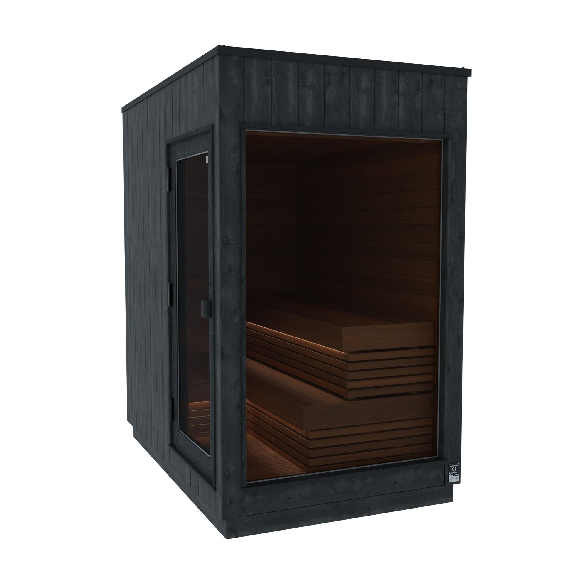ThermaSol Nordic Misty - Dark Nordic Spruce, 2-6 Person, Outdoor Sauna - Art of Spas