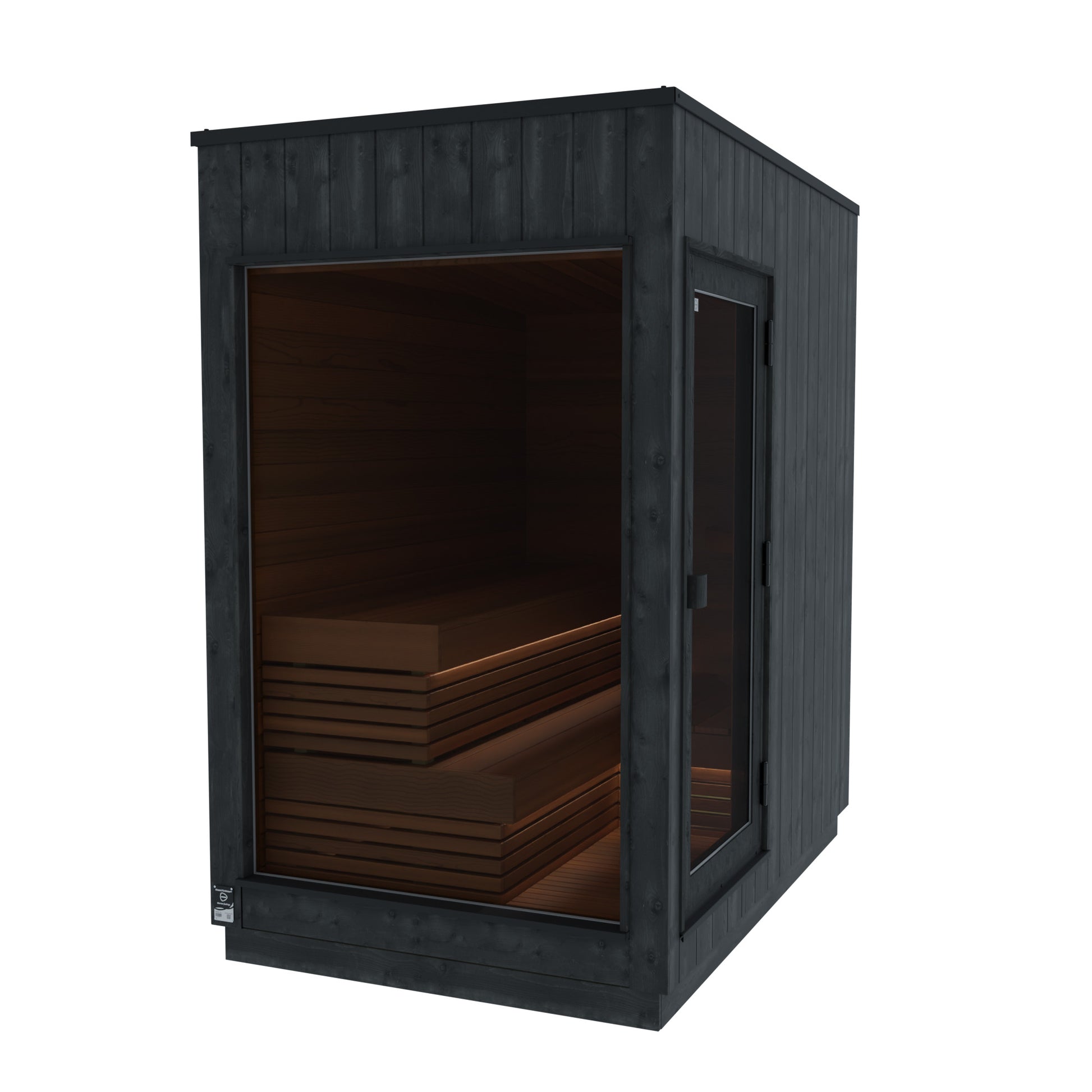 ThermaSol Nordic Misty - Dark Nordic Spruce, 2-6 Person, Outdoor Sauna - Art of Spas
