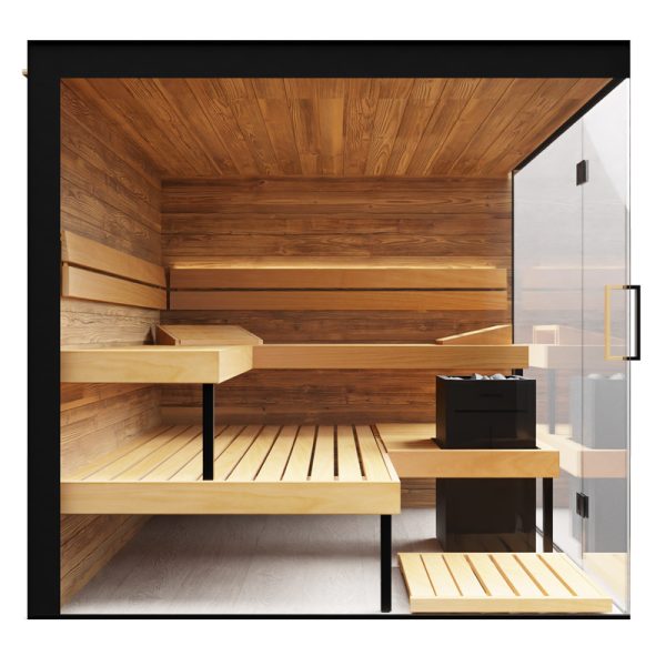 ThermaSol Lumaria - Glass, 2-6 Person, Indoor Sauna - Art of Spas