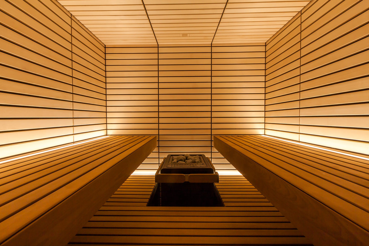 ThermaSol Lindea View - Thermo-Lime Wood, 2-6 Person, Indoor Sauna - Art of Spas