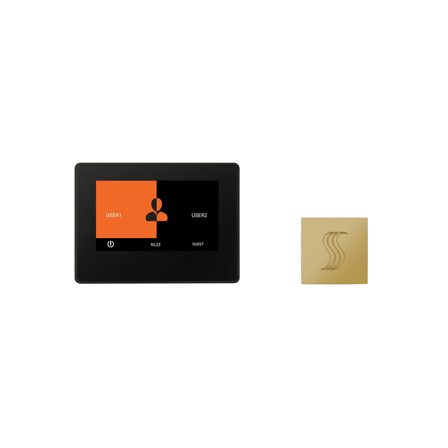 ThermaSol ThermaTouch TT7-SVSQ 7" Control and Steam Head Kit Square ThermaSol