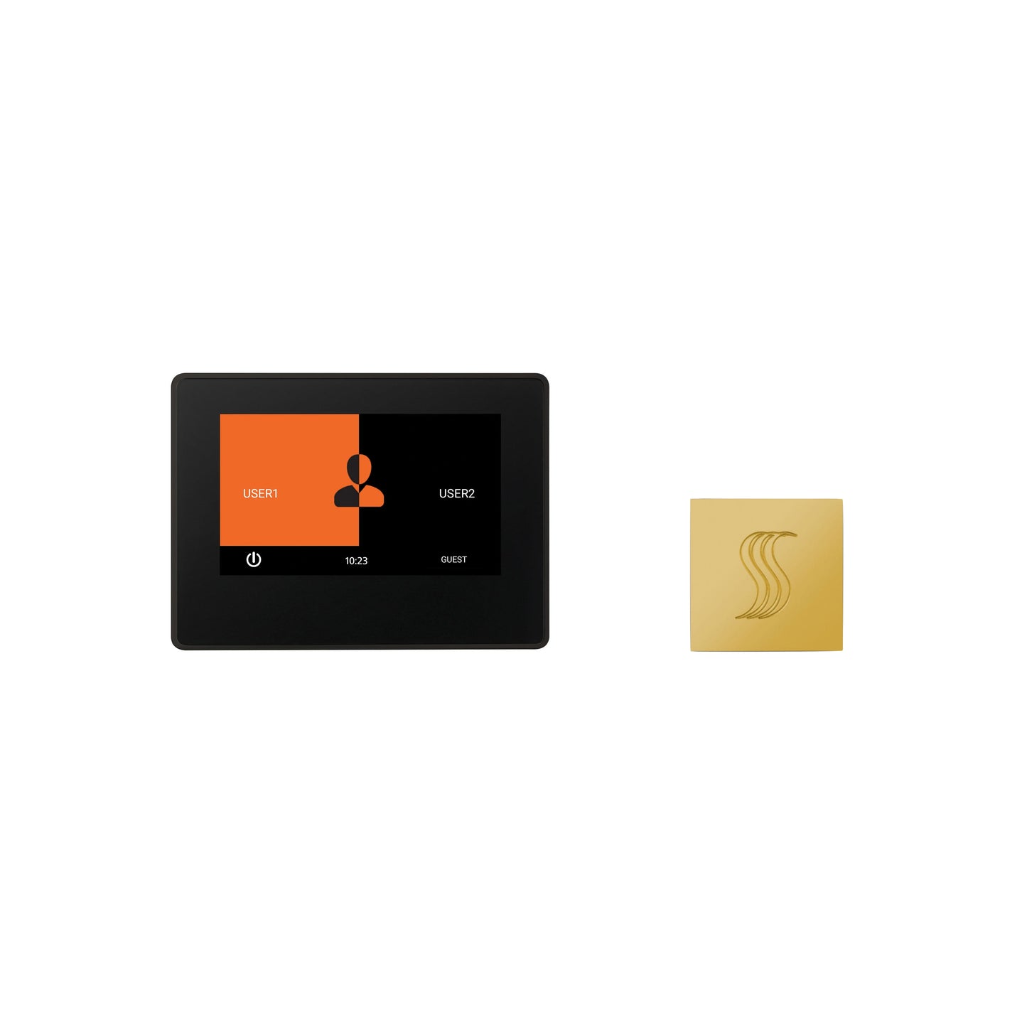 ThermaSol ThermaTouch TT7-SVSQ 7" Control and Steam Head Kit Square ThermaSol