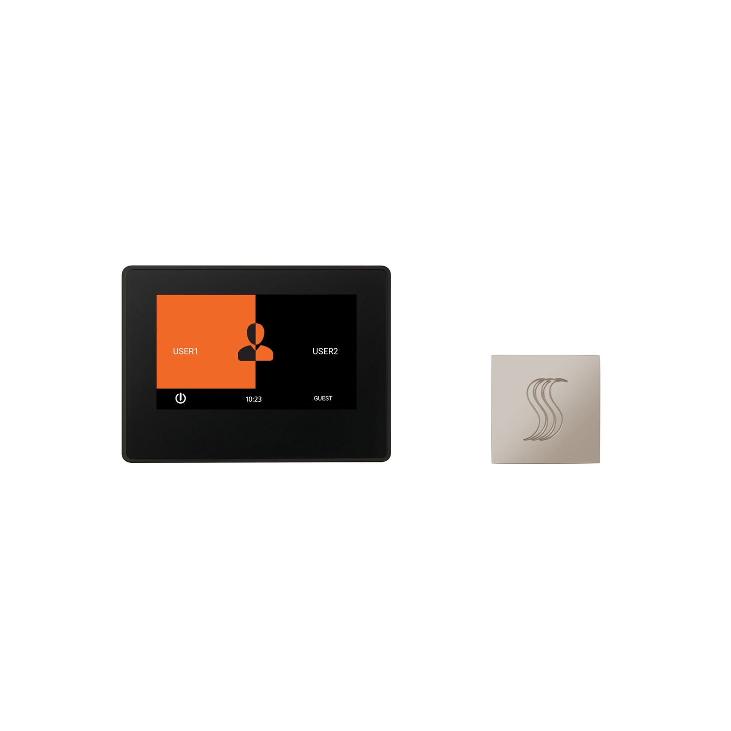 ThermaSol ThermaTouch TT7-SVSQ 7" Control and Steam Head Kit Square ThermaSol