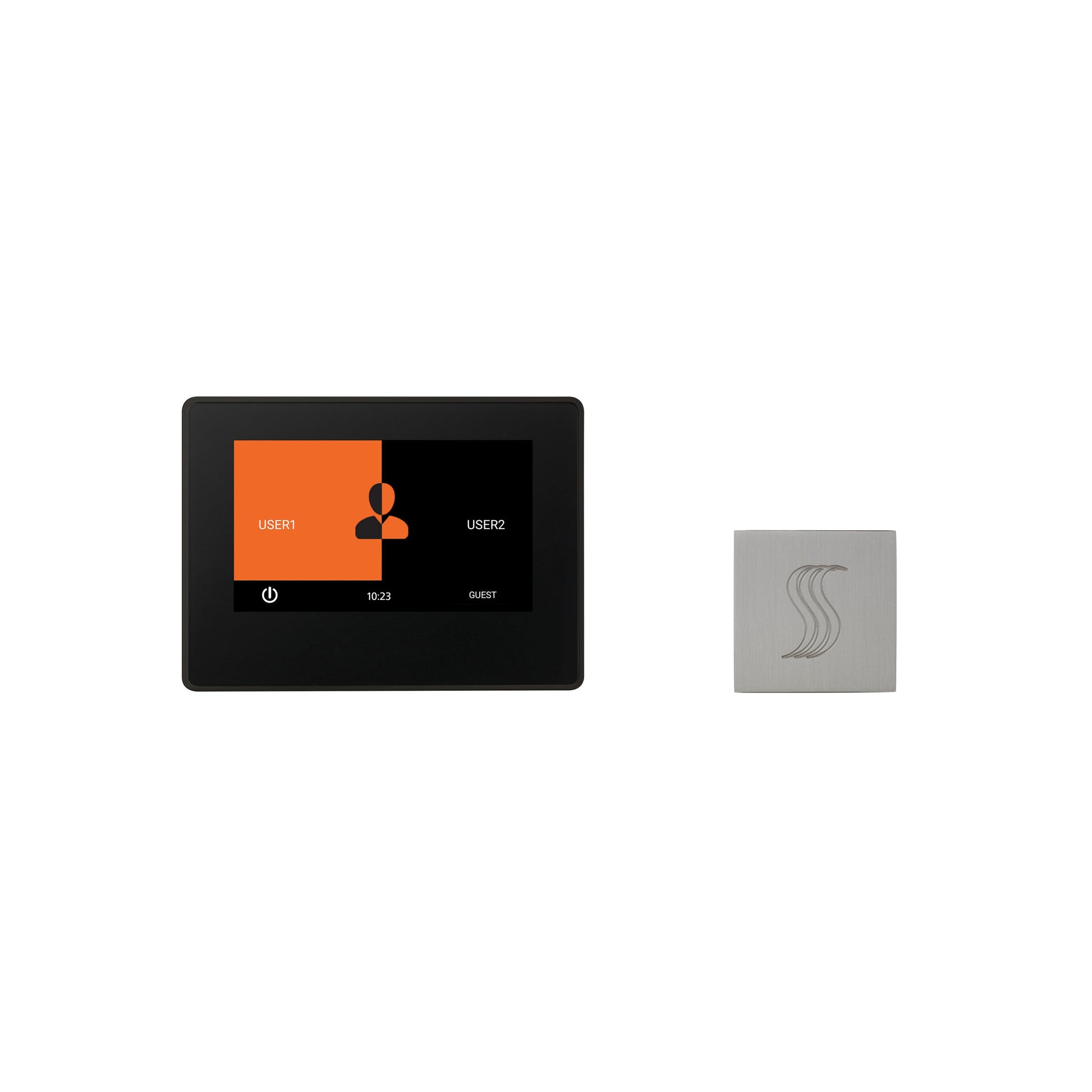 ThermaSol ThermaTouch TT7-SVSQ 7" Control and Steam Head Kit Square ThermaSol