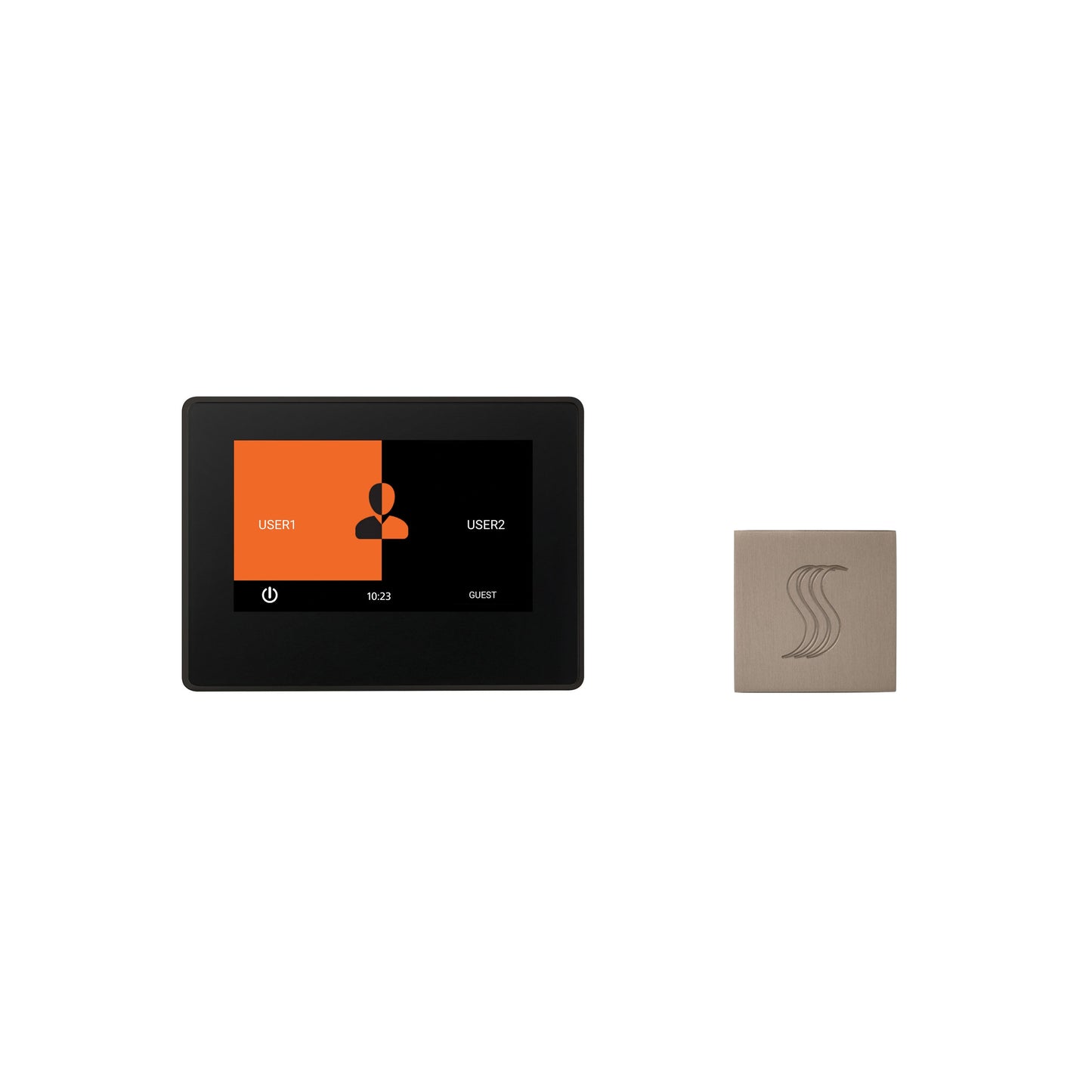 ThermaSol ThermaTouch TT7-SVSQ 7" Control and Steam Head Kit Square ThermaSol