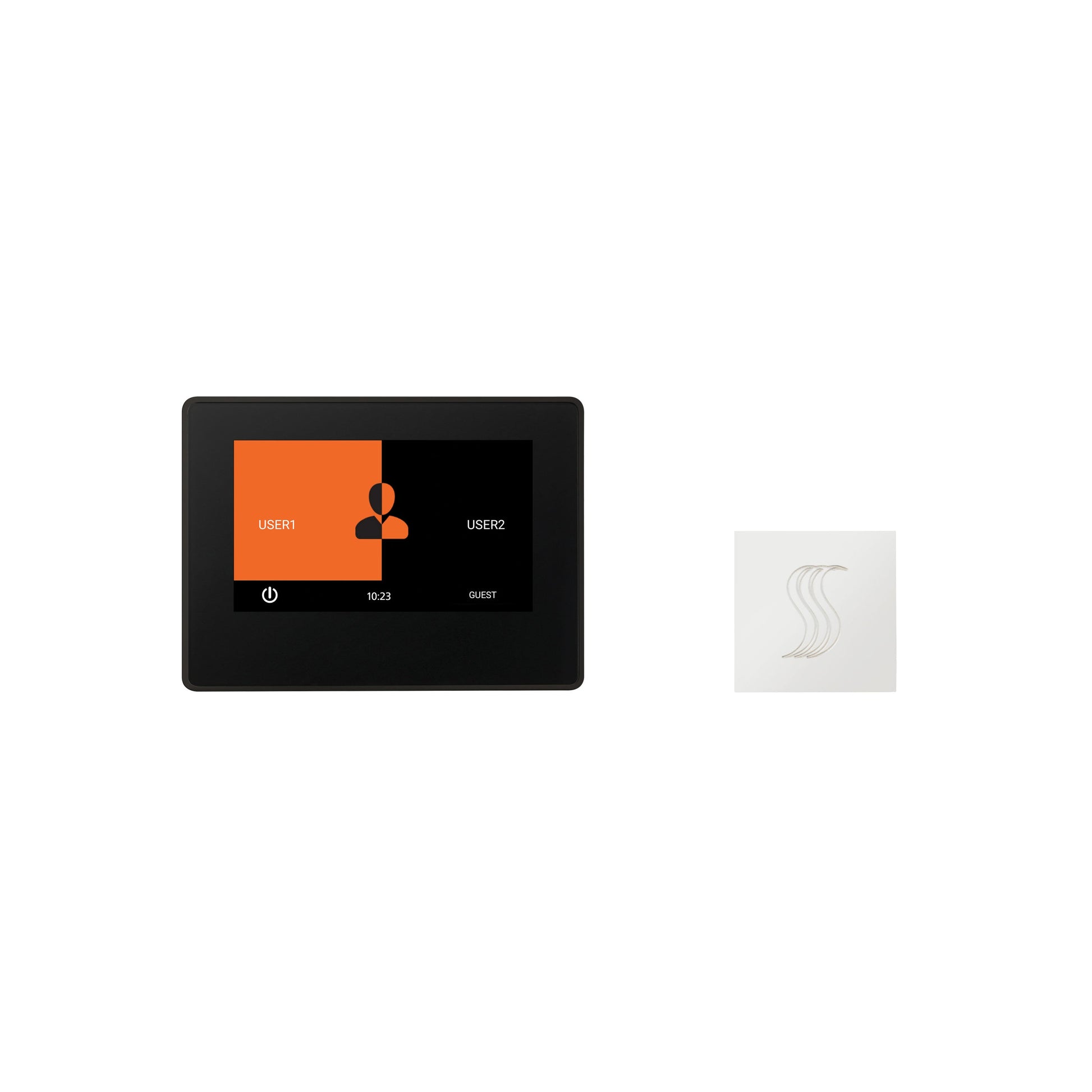 ThermaSol ThermaTouch TT7-SVSQ 7" Control and Steam Head Kit Square ThermaSol