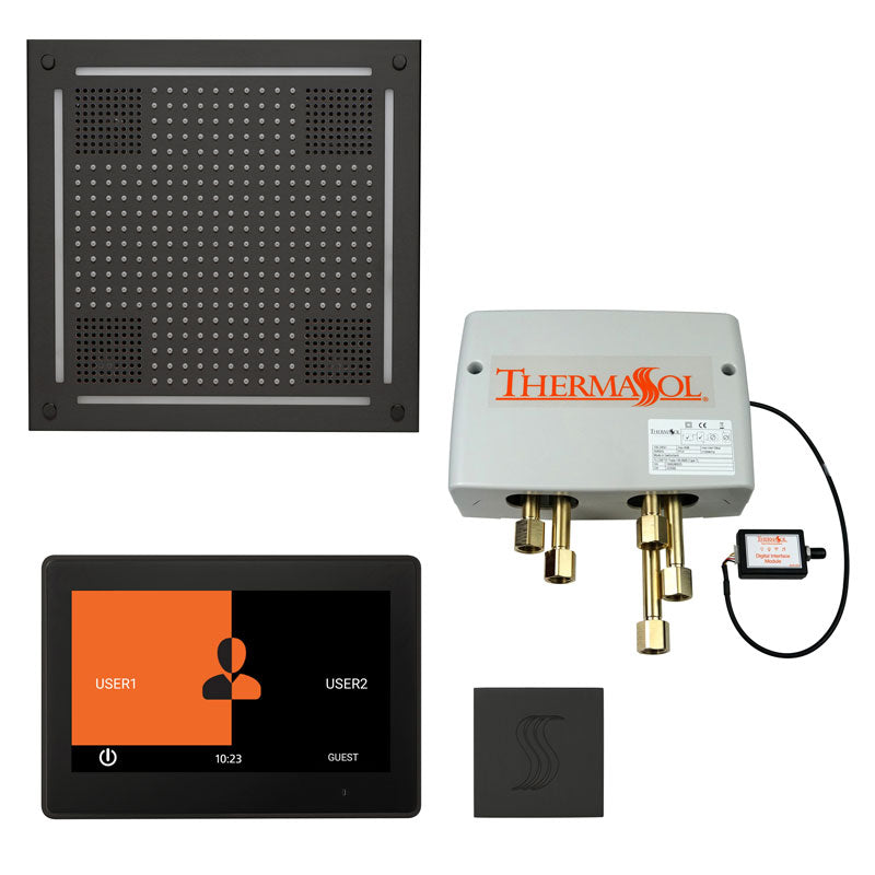 ThermaSol The Total Wellness Hydrovive Package with 10" ThermaTouch  Square ThermaSol