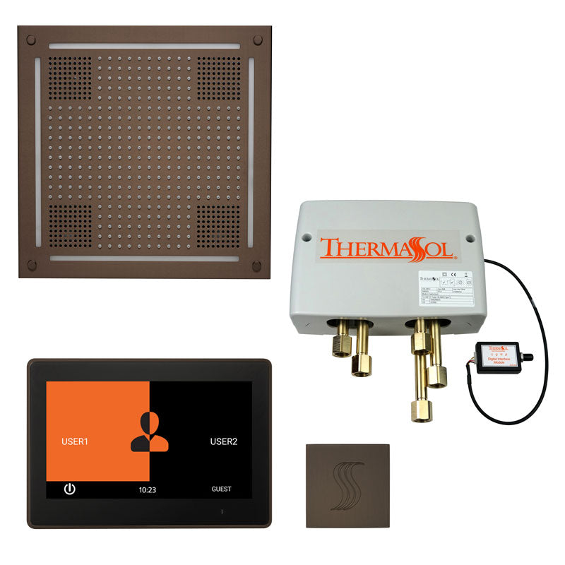 ThermaSol The Total Wellness Hydrovive Package with 10" ThermaTouch  Square ThermaSol