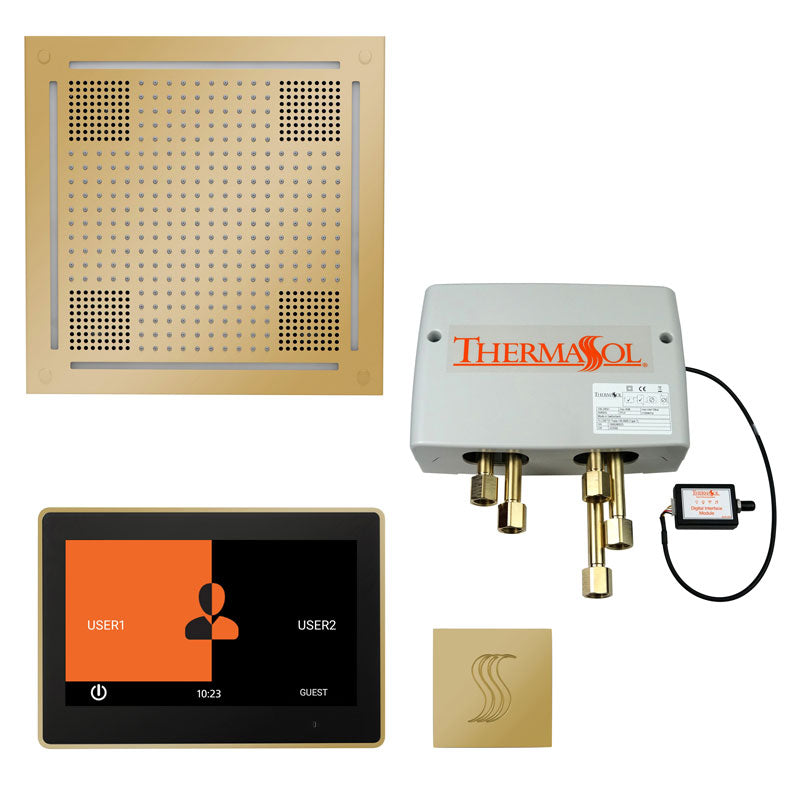 ThermaSol The Total Wellness Hydrovive Package with 10" ThermaTouch  Square ThermaSol