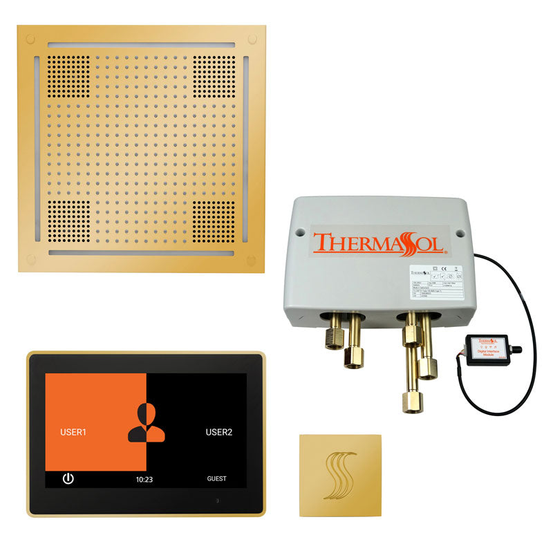 ThermaSol The Total Wellness Hydrovive Package with 10" ThermaTouch  Square ThermaSol