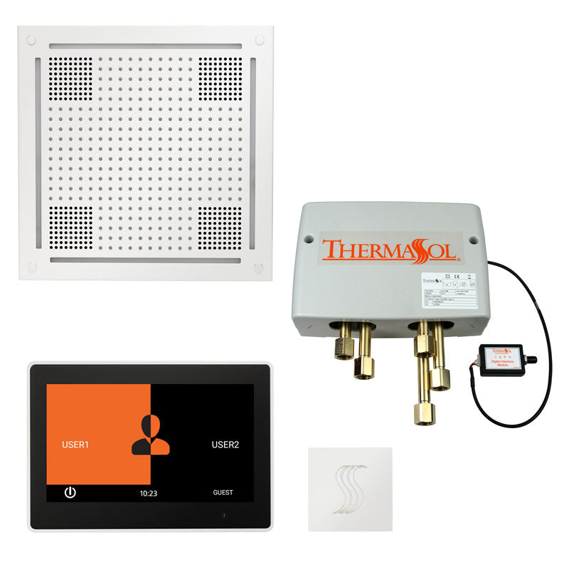 ThermaSol The Total Wellness Hydrovive Package with 10" ThermaTouch  Square ThermaSol