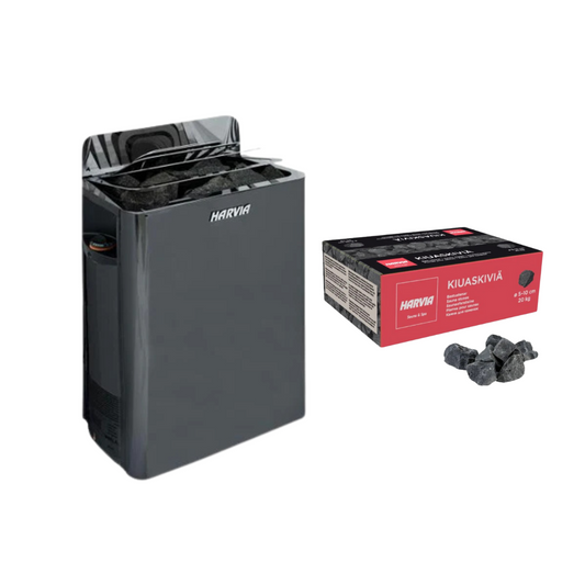 Harvia The Wall Series Sauna Heater With Rocks Harvia