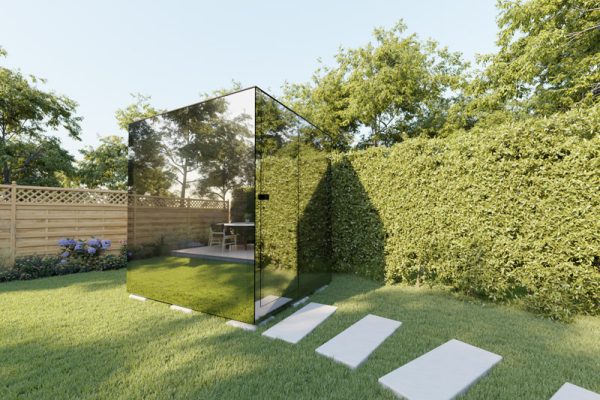 ThermaSol Vue - Front Panoramic Glass, 3-4 Person, Outdoor Sauna - Art of Spas