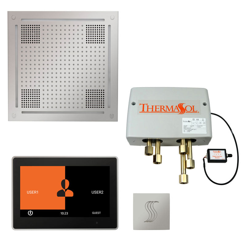 ThermaSol The Total Wellness Hydrovive Package with 10" ThermaTouch  Square ThermaSol